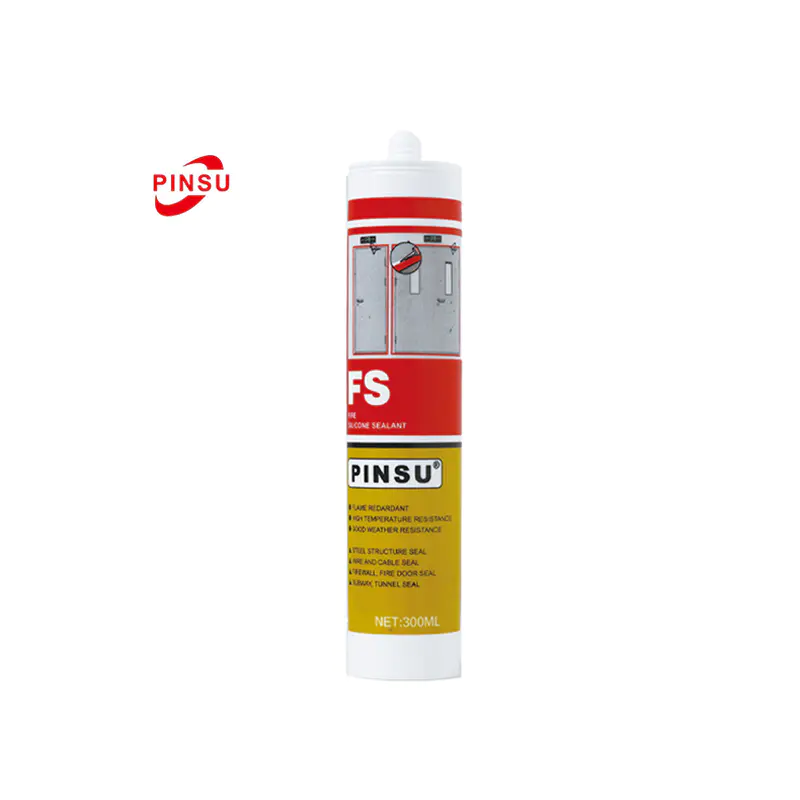 PINSU-FS Fire Retardant Fireproof Silicone Sealant untuk Sambungan Bangunan