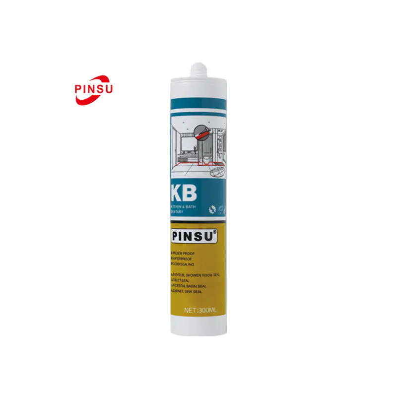 PINSU-KB Tahan Cuaca Anti-kulat Neutral Silicone Glazing Sealant