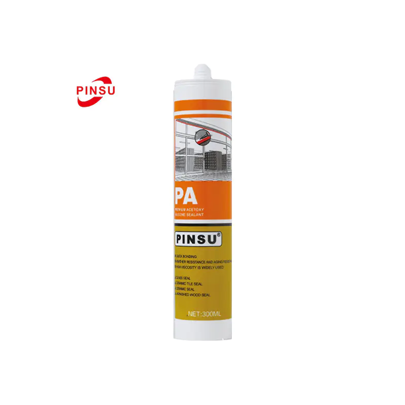 PINSU-PA Penawar Cepat Kalis Air & Tahan Acuan Pengedap Silikon Asetik untuk Bilik Mandi & Dapur